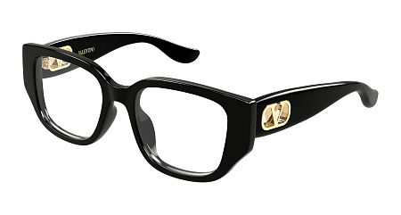Valentino VG0037OA-001 53 Optical Frame BLACK-BLACK-TRANSPARENT