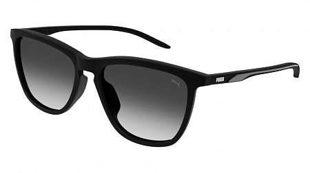 Puma PE0176SA-001 57 Sunglass BLACK-BLACK-SMOKE