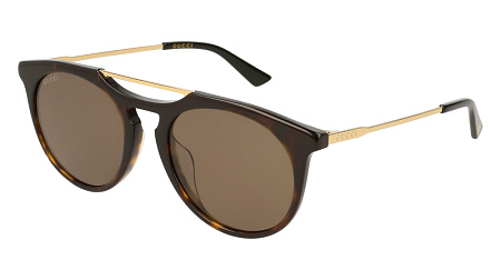 Gucci GG0320S-003 53 Sunglass HAVANA-GOLD-BROWN