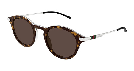 Gucci GG1890S-002 48 Sunglass HAVANA-SILVER-BROWN Gucci GG1890S-002 48 Sunglass HAVANA-SILVER-BROWN