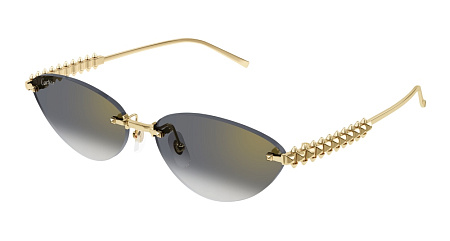 Cartier CT0543S-001 58 Sunglass GOLD-GOLD-GREY Cartier CT0543S-001 58 Sunglass GOLD-GOLD-GREY