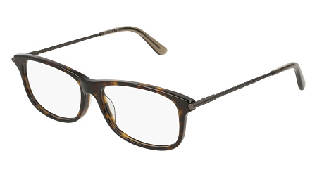 Bottega Veneta BV0187O-002 54 Optical Frame AVANA-RUTHENIUM-TRANSPARENT