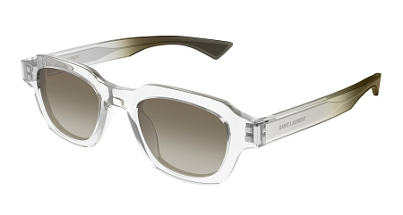 Saint Laurent SL 791-004 48 Sunglass CRYSTAL-CRYSTAL-GREEN