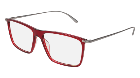Puma PU0140O-002 57 Optical Frame RED-RUTHENIUM-TRANSPARENT