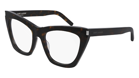 Saint Laurent SL 214 KATE OPT-002 55 Optical Frame HAVANA-HAVANA-TRANSPARENT