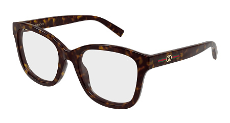 Gucci GG2104O-002 53 Optical Frame HAVANA-HAVANA-TRANSPARENT