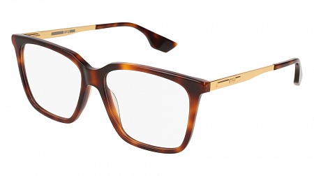 McQ MQ0089O-002 54 Optical Frame AVANA-GOLD-TRANSPARENT