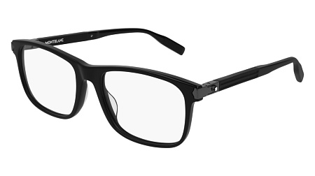 Montblanc MB0035O-005 57 Optical Frame BLACK-BLACK-TRANSPARENT