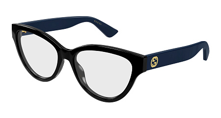 Gucci GG1581O-006 55 Optical Frame BLACK-BLUE-TRANSPARENT Gucci GG1581O-006 55 Optical Frame BLACK-BLUE-TRANSPARENT