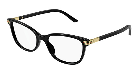 Gucci GG1451O-004 54 Optical Frame BLACK-BLACK-TRANSPARENT