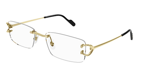 Cartier CT0344O-003 56 Optical Frame GOLD-GOLD-TRANSPARENT Cartier CT0344O-003 56 Optical Frame GOLD-GOLD-TRANSPARENT