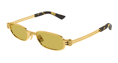 Bottega Veneta BV1381S-002 50 Sunglass GOLD-GOLD-YELLOW