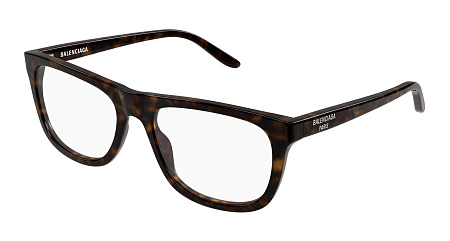Balenciaga BB0498O-002 56 Optical Frame HAVANA-HAVANA-TRANSPARENT