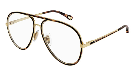 Chloe CH0102O-002 57 Optical Frame GOLD-GOLD-TRANSPARENT