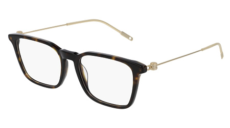 Montblanc MB0005O-002 52 Optical Frame HAVANA-GOLD-TRANSPARENT
