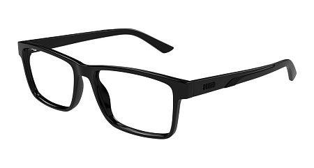 Puma PU0473O-001 56 Optical Frame BLACK-BLACK-TRANSPARENT