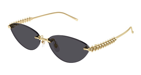 Cartier CT0543S-002 58 Sunglass GOLD-GOLD-SMOKE Cartier CT0543S-002 58 Sunglass GOLD-GOLD-SMOKE