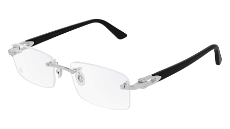Cartier CT0287O-004 54 Optical Frame SILVER-BLUE-TRANSPARENT Cartier CT0287O-004 54 Optical Frame SILVER-BLUE-TRANSPARENT