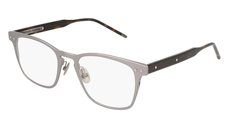 Bottega Veneta BV0181O-002 51 Optical Frame RUTHENIUM-AVANA-TRANSPARENT