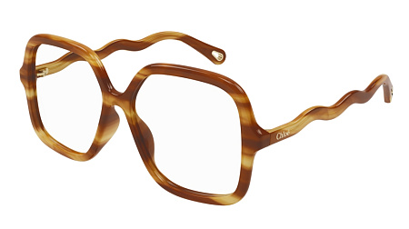 Chloe CH0091OA-002 56 Optical Frame HAVANA-HAVANA-TRANSPARENT