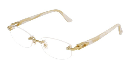Cartier CT0318O-005 52 Optical Frame GOLD-IVORY-TRANSPARENT Cartier CT0318O-005 52 Optical Frame GOLD-IVORY-TRANSPARENT