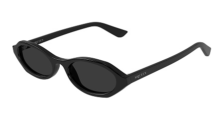 Alexander McQueen AM0559S-001 51 Sunglass BLACK-BLACK-GREY
