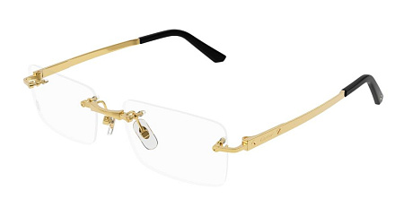 Cartier CT0511O-001 55 Optical Frame GOLD-GOLD-TRANSPARENT