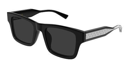 Gucci GG2072SA-001 52 Sunglass BLACK-BLACK-GREY Gucci GG2072SA-001 52 Sunglass BLACK-BLACK-GREY
