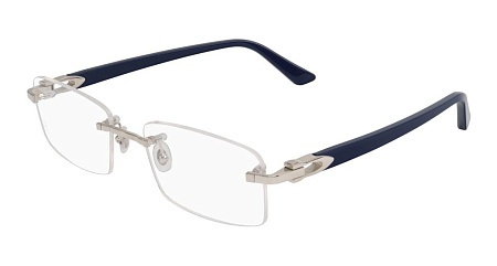 Cartier CT0287O-012 56 Optical Frame SILVER-BLUE-TRANSPARENT