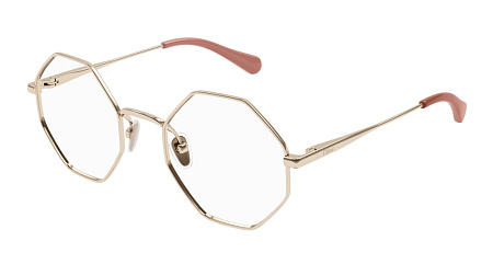 Chloe CC0023O-002 47 Optical Frame GOLD-GOLD-TRANSPARENT