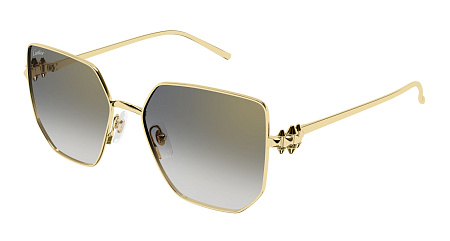 Cartier CT0645S-001 56 Sunglass GOLD-GOLD-GREY Cartier CT0645S-001 56 Sunglass GOLD-GOLD-GREY