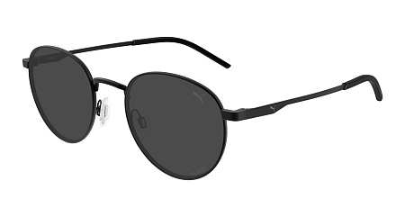 Puma PU0535S-005 50 Sunglass BLACK-BLACK-GREY