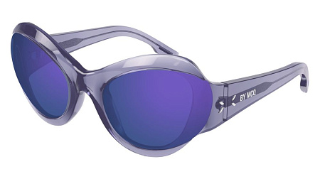 MCQ MQ0375S-003 64 Sunglass GREY-GREY-BLUE