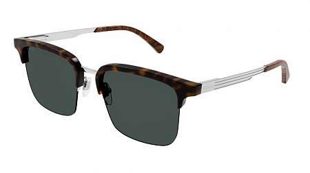 Gucci GG1226S-003 53 Sunglass HAVANA-SILVER-GREEN