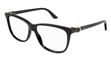 Cartier CT0351O-001 56 Optical Frame BLACK-BLACK-TRANSPARENT