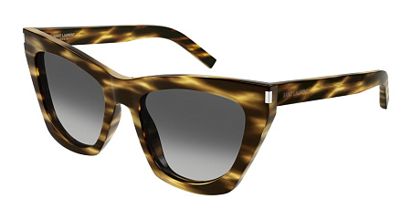 Saint Laurent SL 214 KATE-024 55 Sunglass HAVANA-HAVANA-GREY