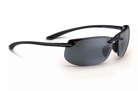 Maui Jim 412N-02 70 Sunglass BLACK-BLACK-GREY