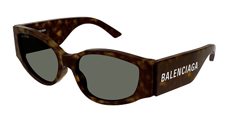 Balenciaga BB0258S-002 58 Sunglass HAVANA-HAVANA-GREEN