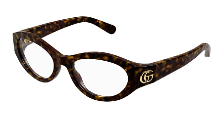 Gucci GG1405O-002 51 Optical Frame HAVANA-HAVANA-TRANSPARENT