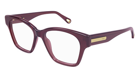 Chloe CH0122O-003 52 Optical Frame BURGUNDY-BURGUNDY-TRANSPARENT