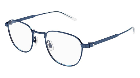 Montblanc MB0230O-007 53 Optical Frame BLUE-BLUE-TRANSPARENT