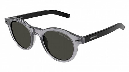 Montblanc MB0225S-003 49 Sunglass GREY-BLACK-GREY