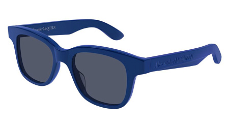 Alexander McQueen AM0382S-008 52 Sunglass BLUE-BLUE-BLUE