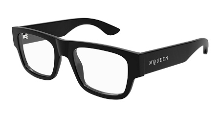 Alexander McQueen AM0511O-001 53 Optical Frame BLACK-BLACK-TRANSPARENT