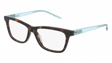 Puma PE0128O-002 51 Optical Frame HAVANA-LIGHT-BLUE-TRANSPARENT