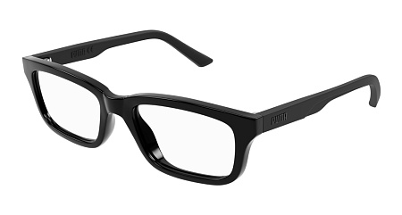 Puma PJ0068O-001 49 Optical Frame BLACK-BLACK-TRANSPARENT