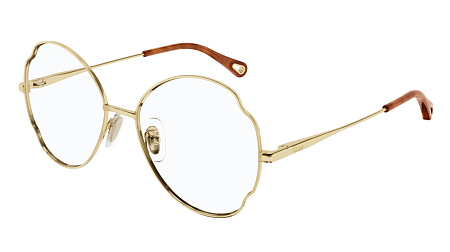 Chloe CH0097O-001 53 Optical Frame GOLD-GOLD-TRANSPARENT