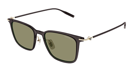 Montblanc MB0354S-006 52 Sunglass BROWN-GOLD-BROWN Montblanc MB0354S-006 52 Sunglass BROWN-GOLD-BROWN