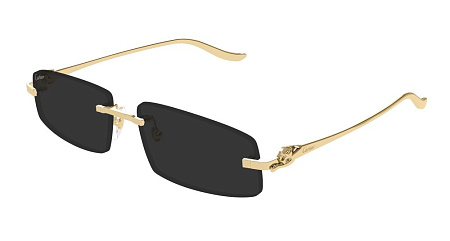 Cartier CT0505S-001 58 Sunglass GOLD-GOLD-GREY