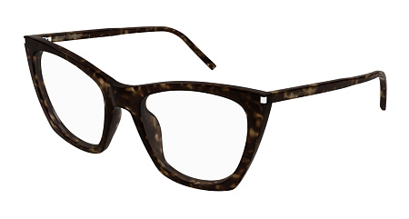 Saint Laurent SL 214 KATE THIN OPT-002 55 Optical Frame HAVANA-HAVANA-TRANSPARENT